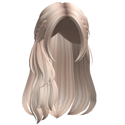 Braided Sea Side Wavy Preppy Hair (Platinum)