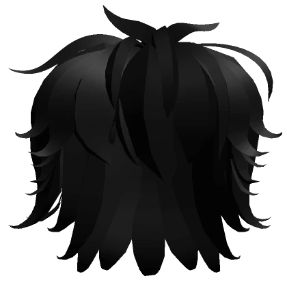 Black Long Curly Stylish Boy