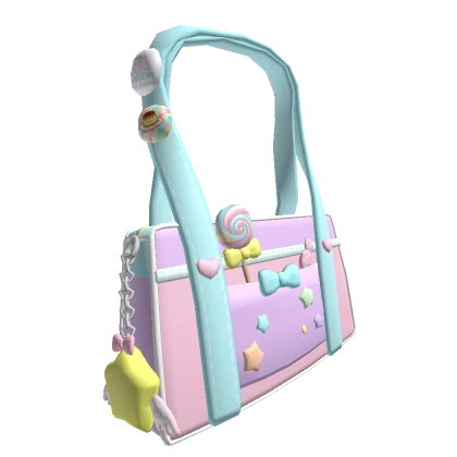 ♡ Cutesy pastel school bag with candy ♡