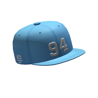 Light Blue 94 Fitted Baseball Cap