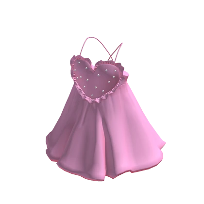 ✨ Pink Heart Charming Dress