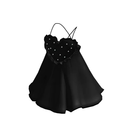 ✨ Black Heart Charming Dress
