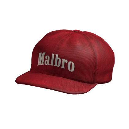 🧧Red Vintage Corduroy Malbro Hat🧧