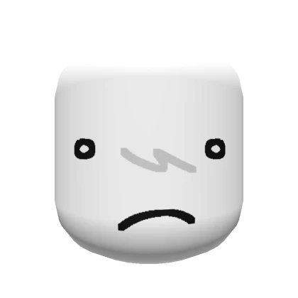 Sad Traumatized Silly Small Face [White]