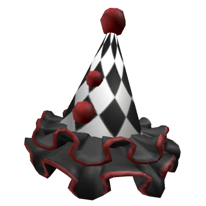 Checkered Clown Hat