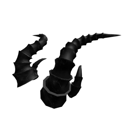 Black Iron Battle Horns