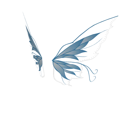 Blue Butterfly Fairy Wings