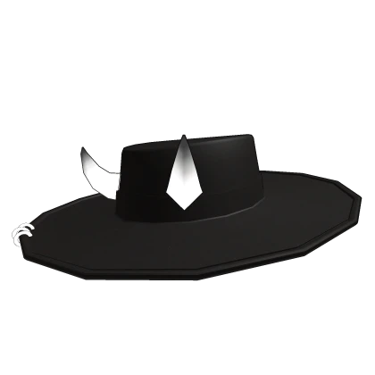 Horn Wide Brim Hat