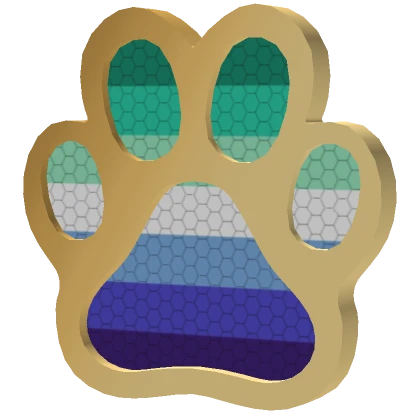 Pride Paw Pin (Gay)