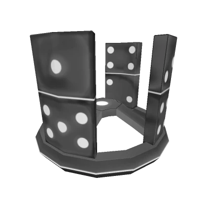 Monochrome Domino Crown