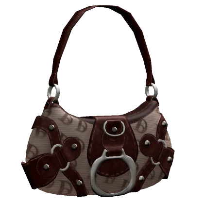 Stylish Brown 2000's Y2K Shoulder Bag