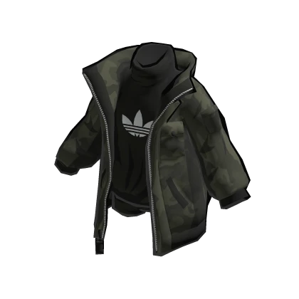 adidas Toon Shorts Outfit Camo on Black