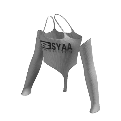 Y2K ☆ Futuristic Grunge White Crop Top