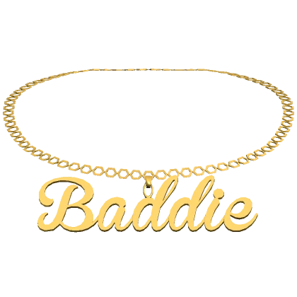 ♡ baddie necklace (gold)