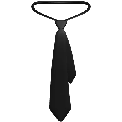 3.0 Black Loose Tie