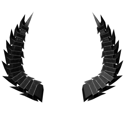 Gunmetal Spiral Horns