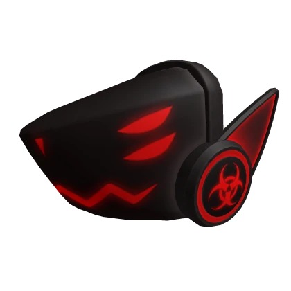 Red Protogen Digi Visor Mk2