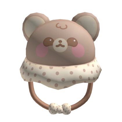 brown baby bear hat