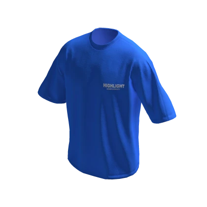Blue Highlight Graphic Shirt