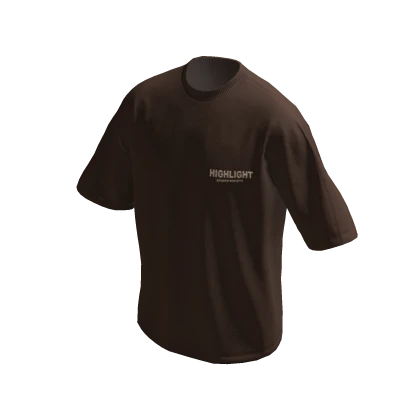 Brown Highlight Graphic Shirt