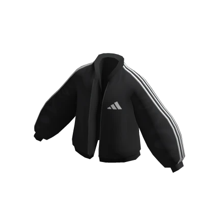adidas Black Open Jacket Anime