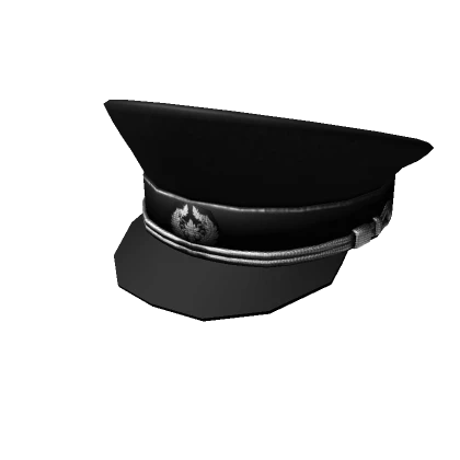 Black German Officer Cap