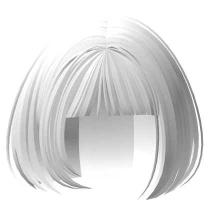 White Short Side Tuck Idol Hair Cut