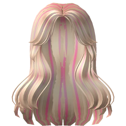 Blonde Pink Y2K Preppy Straight Popular Girl Hair