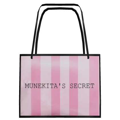  ♡ 3.0 munekita's secret shopping bag pink 