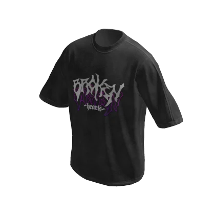 Black Broken Grunge Shirt