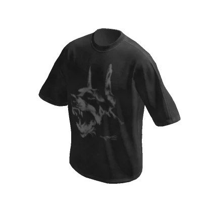 Black Doberman Grunge Shirt