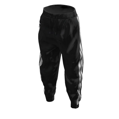 y2k tracksuit pants - black