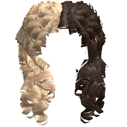 Mel's Shaggy rockstar curly mullet (mocha)