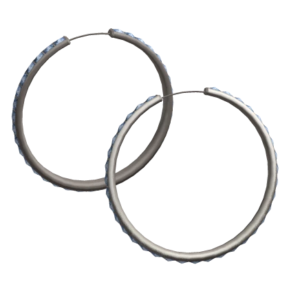 Y2K Sassy Rhinestone Earring Hoops | Blue