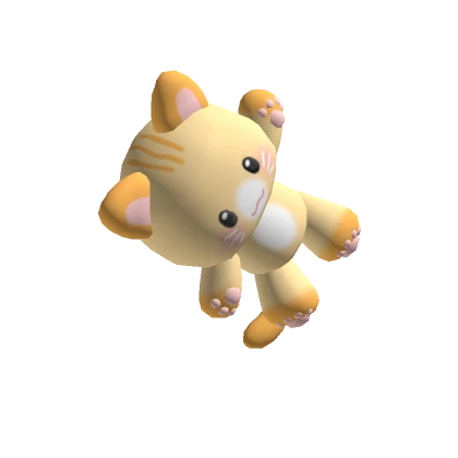 🍀Holdable Cat Plushie (Orange Tabby)