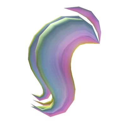 Pastel rainbow unicorn tail 