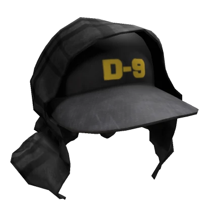 D-9 Drain Gang Hat with Scarf