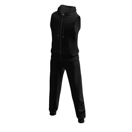 Tracksuit Sleeveless Black