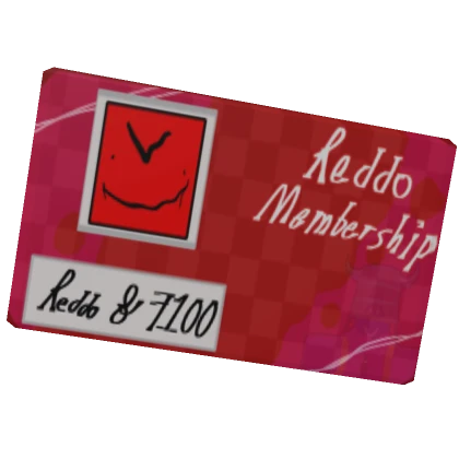 Official Reddo Membership Card (CHECK DESC)