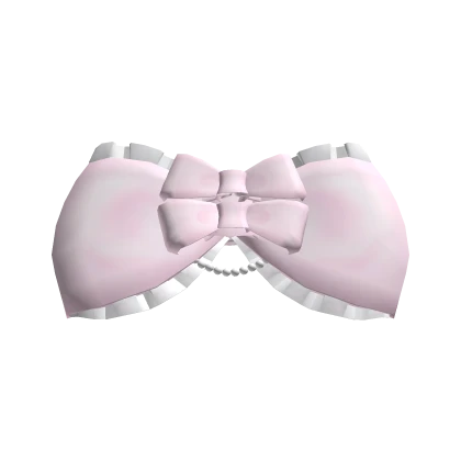 ꒰┊cutesy pink headbow