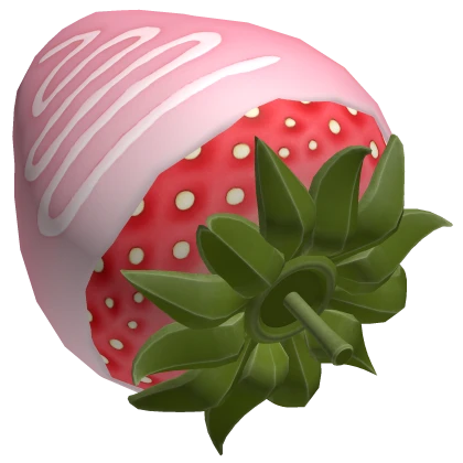 Pink Chocolate Dipped Strawberry