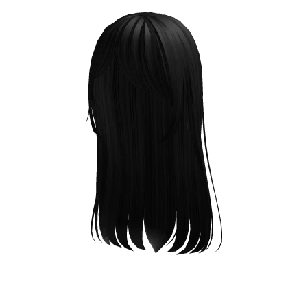 ୨୧: kawaii long gothic doll hair in black