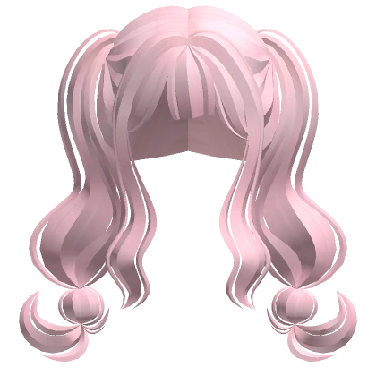 Lovely High Pigtails Bubbly Braid (Light Pink)