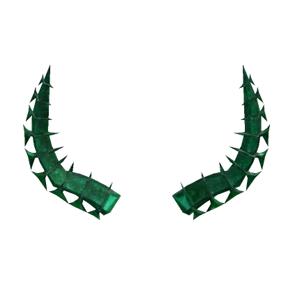 Reversed Emerald Mystic Horns