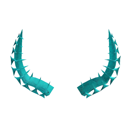 Cyan Mystic Horns