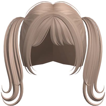 ♡ pretty high doll pigtail hair in milktea