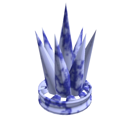 Permafrost crown of ice