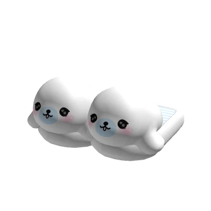 ♡ kawaii seal slippers