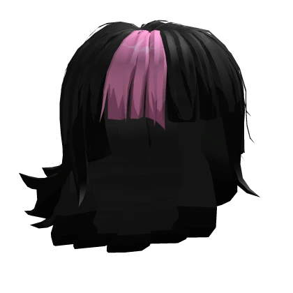 Kirara Hair (Black & Pink)