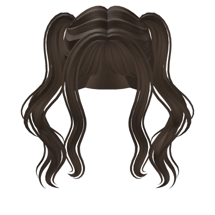 Adorable Gyaru Pigtails Hair (Brown)